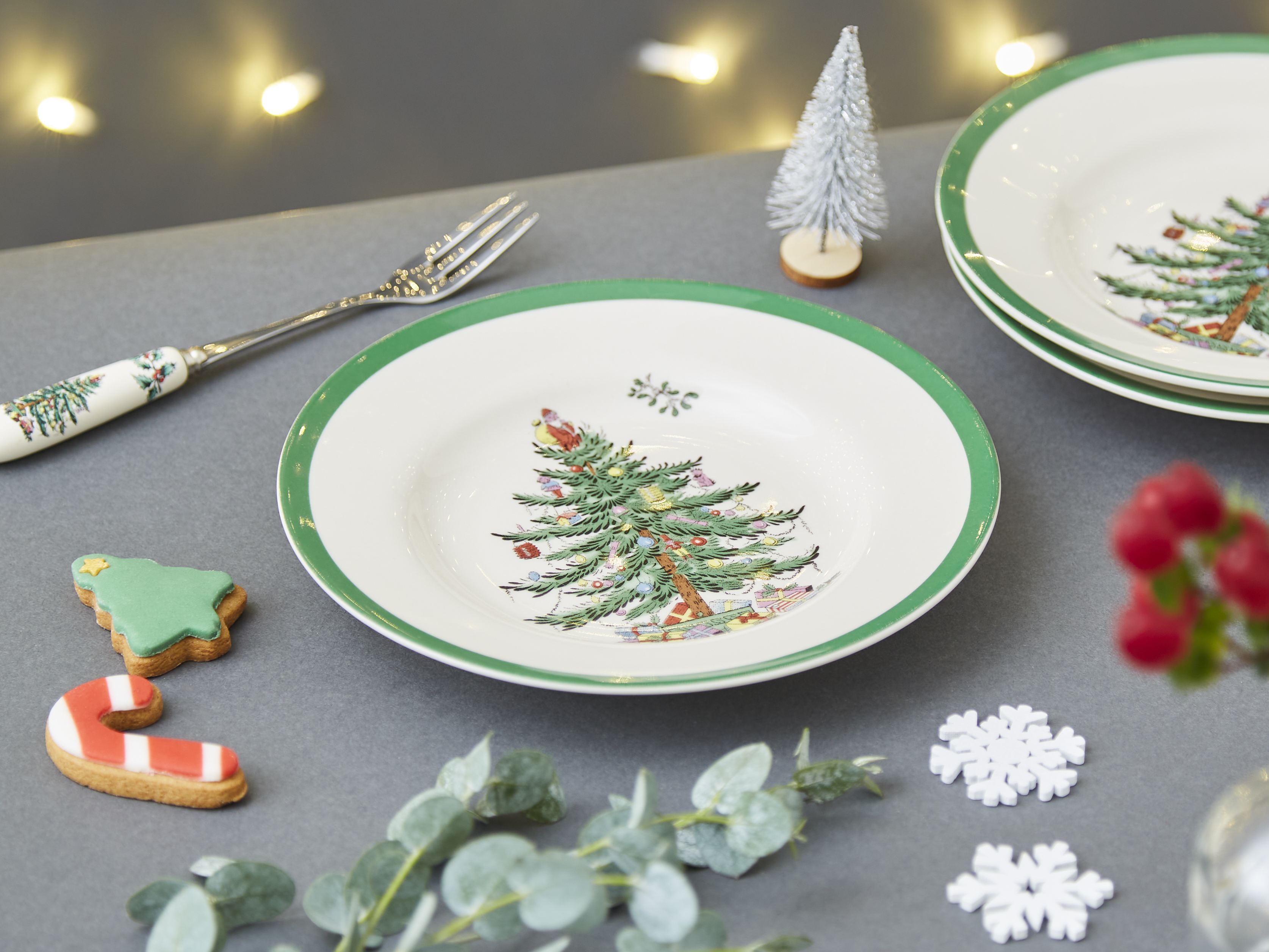 Christmas Tree Salad Plates Set of 4 (Gift Box) image number null
